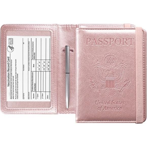 Portefeuille de voyage avec blocage Rfid, pochette de voyage en gros, porte-pass